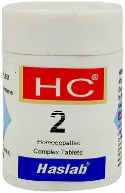 Haslab HC 2 Aesculus Complex Tablet bottle of 20 gm tablet