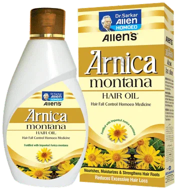 Allen Laboratories Arnica Montana Hair Oil (100ml Each) box of 1 bottle