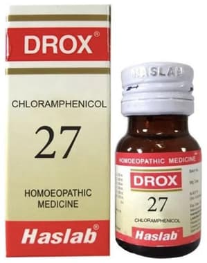 Haslab Drox 27 Chloramphenicol Drop bottle of 30 ml drop