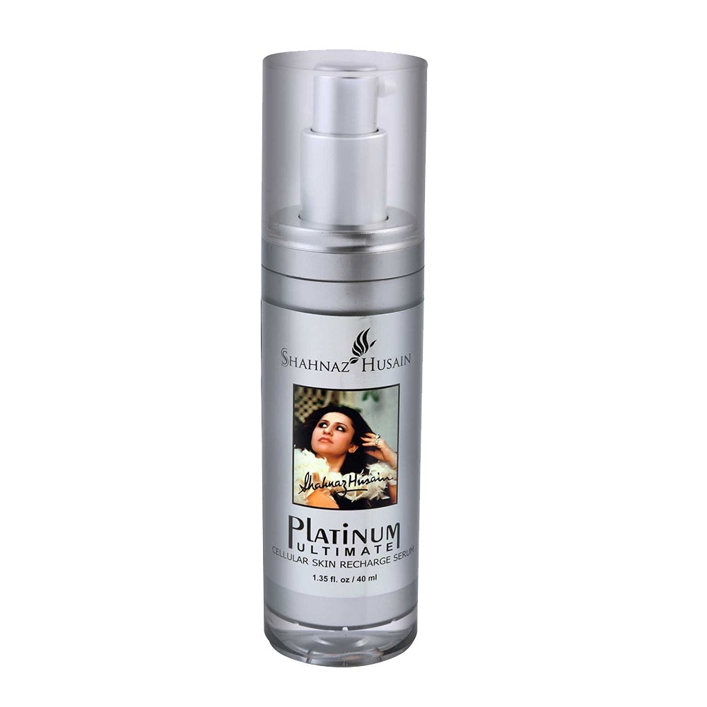 Shahnaz Husain Platinum Ultimate Cellular Skin Recharge Serum | 40ml