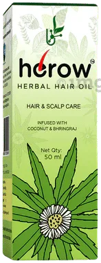 Herow Herbal Hair Oil bottle of 50 ml oil