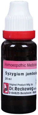 Dr. Reckeweg Syzygium Jamb Mother Tincture Q bottle of 20 ml mother tincture