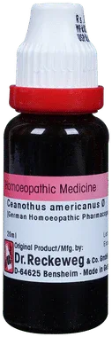 Dr. Reckeweg Ceanothus A Mother Tincture Q bottle of 20 ml mother tincture
