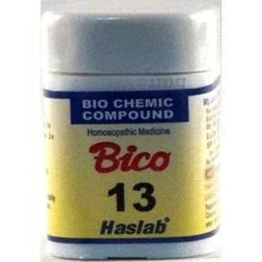 Haslab Bico 13 Biochemic Compound Tablet bottle of 20 gm tablet
