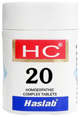 Haslab HC 20 Nux Vomica Complex Tablet bottle of 550 gm tablet
