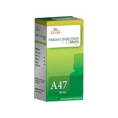 Allen A47 Throat Infection Drop bottle of 30 ml drop