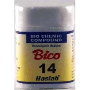 Haslab Bico 14 Biochemic Compound Tablet bottle of 20 gm tablet