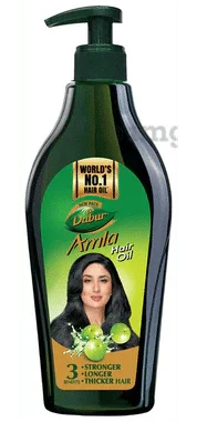 Dabur Amla Hair Oil | For Stronger, Longer & Thicker Hair pump bottle of 550 ml oil