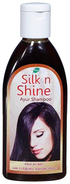 Anju Silk n Shine Ayur Shampoo bottle of 100 ml shampoo