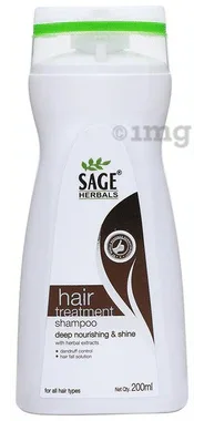 Sage Herbals Hair Treatment Shampoo bottle of 200 ml shampoo