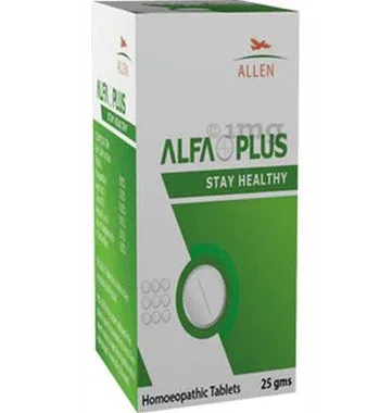 Allen Alfa Plus Tablet bottle of 25 gm tablet