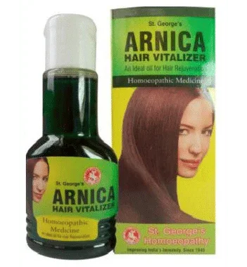 St. George’s Arnica Hair Vitalizer bottle of 120 ml oil