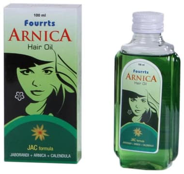 Fourrts Arnica Hair Oil bottle of 100 ml oil