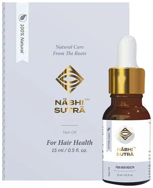 Nabhi Sutra Oil for Hair Health bottle of 15 ml oil