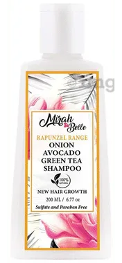 Mirah Belle Avocado Green Tea Shampoo bottle of 200 ml shampoo