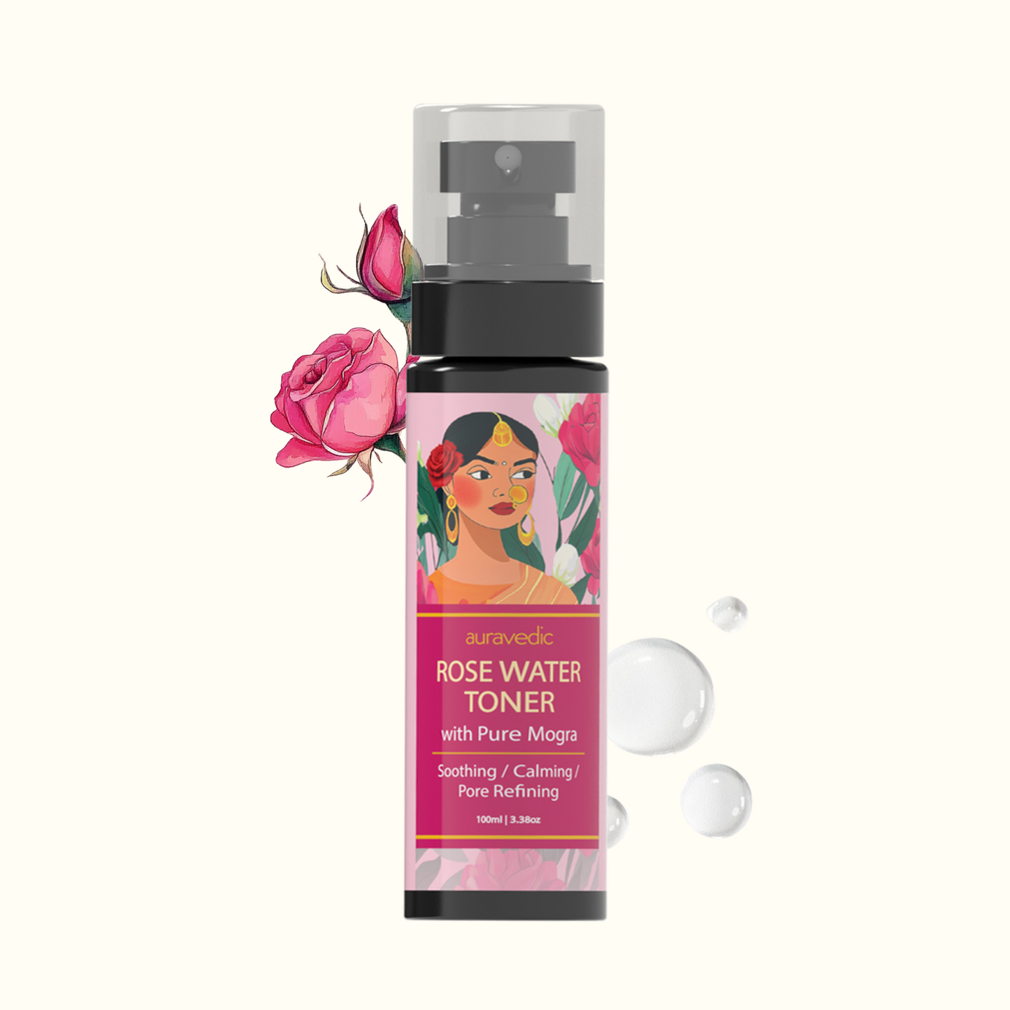 Rose Water Toner - Hydrating & Pore - Tightening