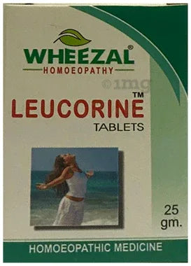 Wheezal Leucorine Tablet bottle of 25 gm tablet