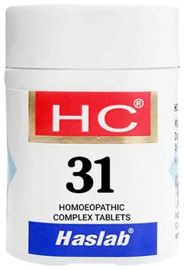 Haslab HC 31 Hypericum Complex Tablet bottle of 550 gm tablet