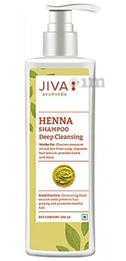 Jiva Henna Shampoo bottle of 200 ml shampoo
