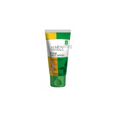 Adven Naturals D-Acne Face Wash tube of 100 gm face wash