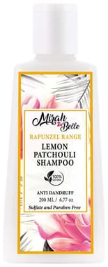 Mirah Belle Lemon Patchouli Anti Dandruff Shampoo bottle of 200 ml shampoo