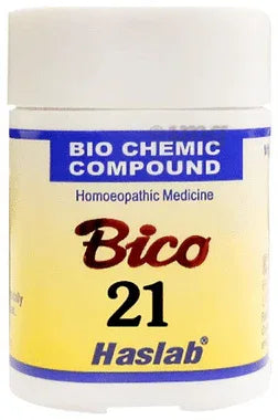 Haslab Bico 21 Biochemic Compound Tablet bottle of 20 gm tablet