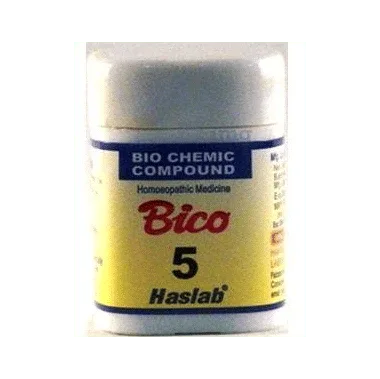 Haslab Bico 5 Biochemic Compound Tablet bottle of 20 gm tablet