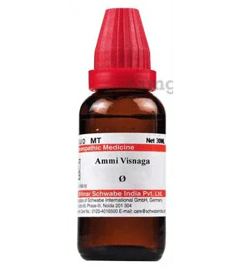 Dr Willmar Schwabe India Ammi Visnaga Mother Tincture Q bottle of 30 ml mother tincture