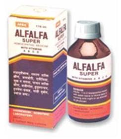 Haslab Alfalfa Super Tonic bottle of 200 ml tonic