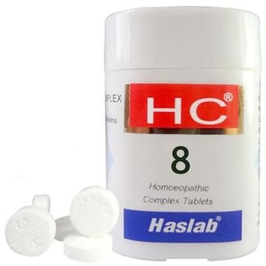 Haslab HC 8 Cactus Complex Tablet bottle of 20 gm tablet