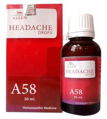 Allen A58 Headache Drop bottle of 30 ml drop