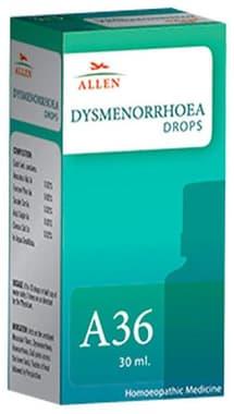 Allen A36 Dysmenorrhoea Drop bottle of 30 ml drop