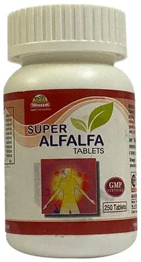 Wheezal Super Alfalfa Tablet bottle of 250 tablets