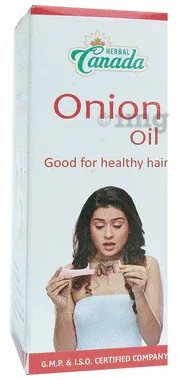 Herbal Canada Onion Hair Oil bottle of 100 ml oil