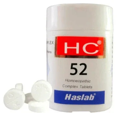Haslab HC 52 Vaccinum Complex Tablet bottle of 20 gm tablet