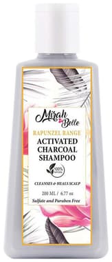 Mirah Belle Activated Charcoal Rapunzel Range Shampoo (200ml Each)