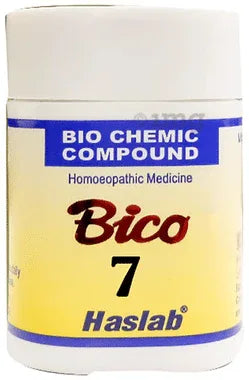 Haslab Bico 7 Biochemic Compound Tablet bottle of 20 gm tablet