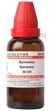 Dr Willmar Schwabe India Gymnema Sylvestre Dilution 30 CH bottle of 30 ml dilution