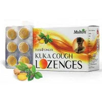 2 x Multani Kuka Cough Lozenges Tulsi & Ginger (36pcs)