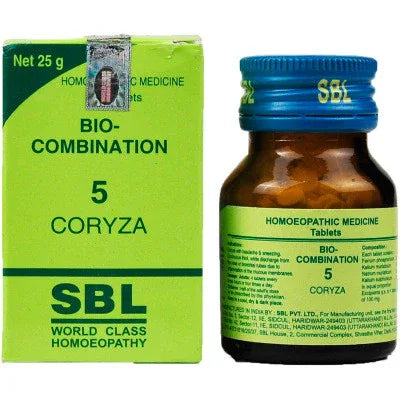 SBL Bio Combination 5 Tablet 25gm – Pack of 2 | Sinusitis & Nasal Blockage