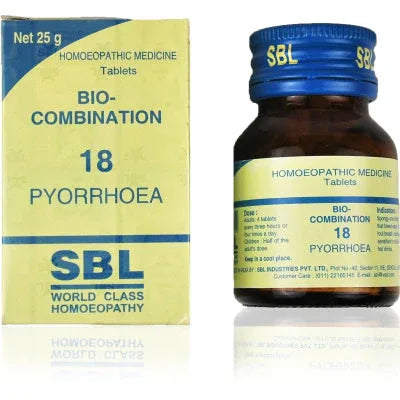 SBL Bio Combination 18 (Gum & Dental Health) 25gm – Pack of 2