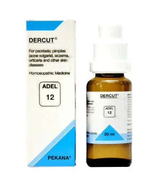 Adel 12 Dercut Drops 20ml – Eczema, Psoriasis & Skin Diseases