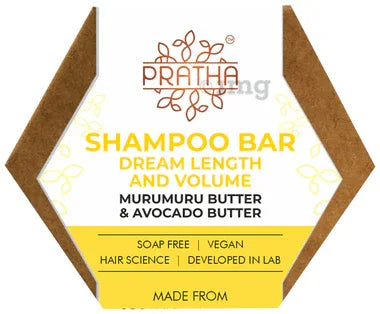 Pratha Shampoo Bar Murumuru Butter & Avocado Butter box of 80 gm soap