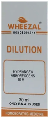 Wheezal Hydrangea Arb Dilution 10M bottle of 30 ml dilution