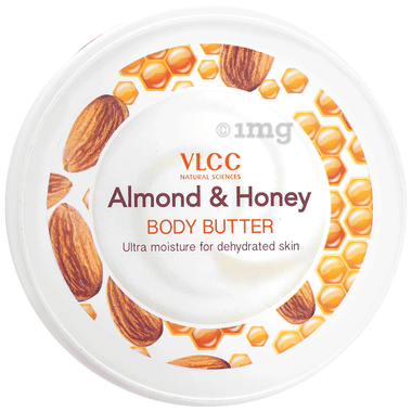 VLCC Almond & Honey Body Butter Cream jar of 200 gm cream