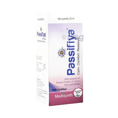 Medisynth Passifiya Oral Drops bottle of 30 ml oral drops