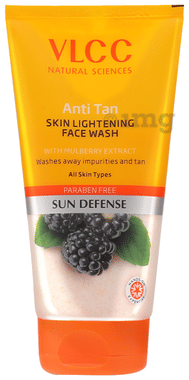 VLCC Anti Tan Skin Lightening Face Wash Buy 1 Get 1 Free tube of 150 ml face wash