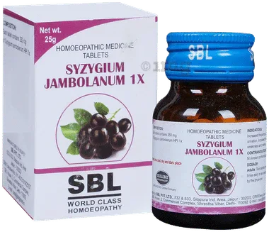 SBL Syzygium Jambolanum Trituration Tablet 1X bottle of 25 gm trituration tablet