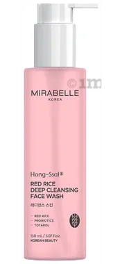 Mirabelle Korea Hong-Ssal Red Rice Deep Cleansing Face Wash pump bottle of 150 ml face wash