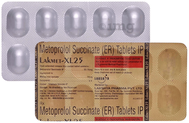 Lakmet 25mg Tablet XL strip of 10 tablet xl